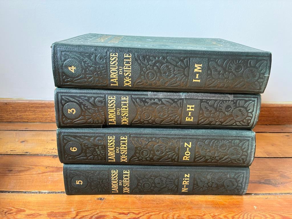4 anciens dictionnaires Larousse a donner, Livres, Encyclopédies, Enlèvement, Utilisé