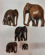 Houten olifanten, Antiek en Kunst, Ophalen of Verzenden