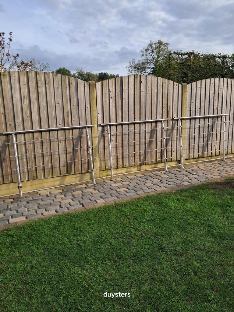 RVS leuning/balustrades, Ophalen