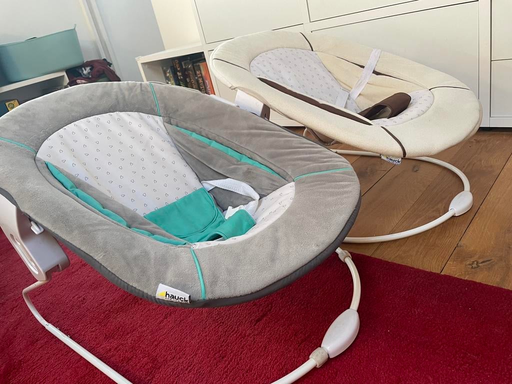 2x Hauck 2in1 Baby bouncer Baby stoel en wipstoel, Ophalen, Zo goed als nieuw, Wipstoel