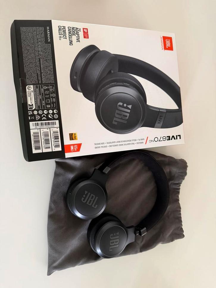 JBL Live 670NC – Nieuw, ongeopend – Noise Cancelling, TV, Hi-fi & Vidéo, Casques audio, Neuf, Circum-aural, Autres marques, Sans fil