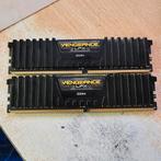 Gebruikt lot DDR4 2 x 4GB 3000MHz Corsair Vengeance Lux Zwar, Computers en Software, Gebruikt, Verzenden, DDR4, 8 GB