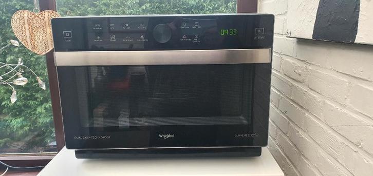 Supreme Chef - Whirlpool Combimicrogolfoven, Elektronische apparatuur, Microgolfovens, Crisp, Grill, Hete lucht, Oven, Draaiplateau