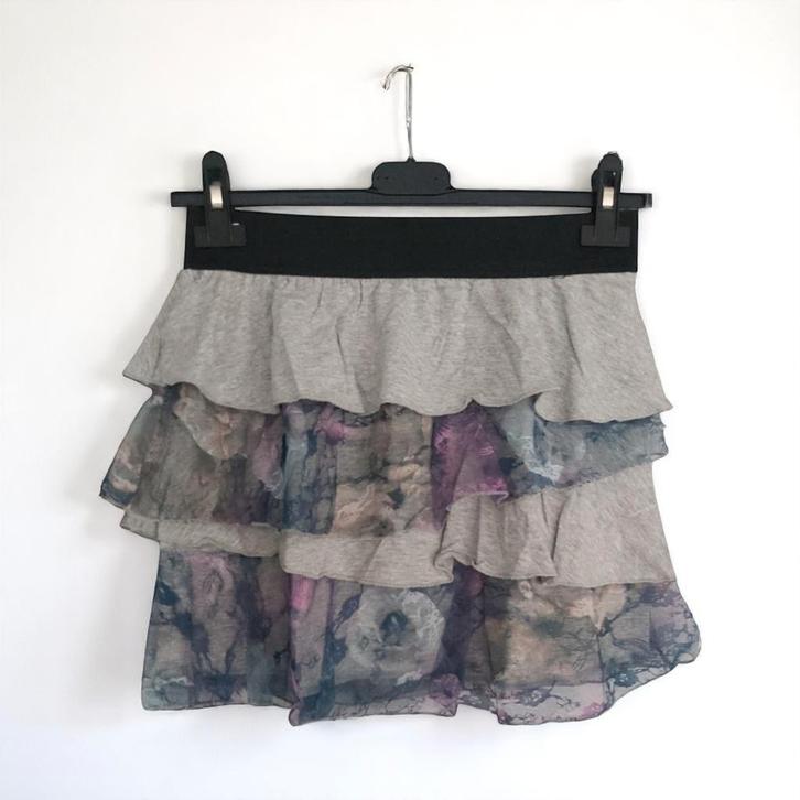 Metrofive grijze rok, maat L/XL, Kleding | Dames, Rokken, Nieuw, Maat 42/44 (L), Grijs, Boven de knie, Verzenden