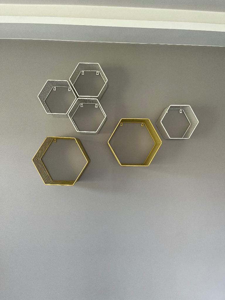 Lot d’étagères alvéoles en métal, Enlèvement, Comme neuf