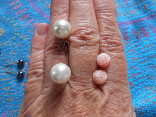 corail véritable et argent 925, boucles d'oreilles 25€, Bijoux, Sacs & Beauté, Boucles d'oreilles, Puces ou Clous, Enlèvement ou Envoi