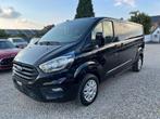Ford Transit Custom 2.0 TDCi L2H2 Limited* CAMÉRA * CLIM *, Auto's, Stof, Gebruikt, Zwart, Diesel