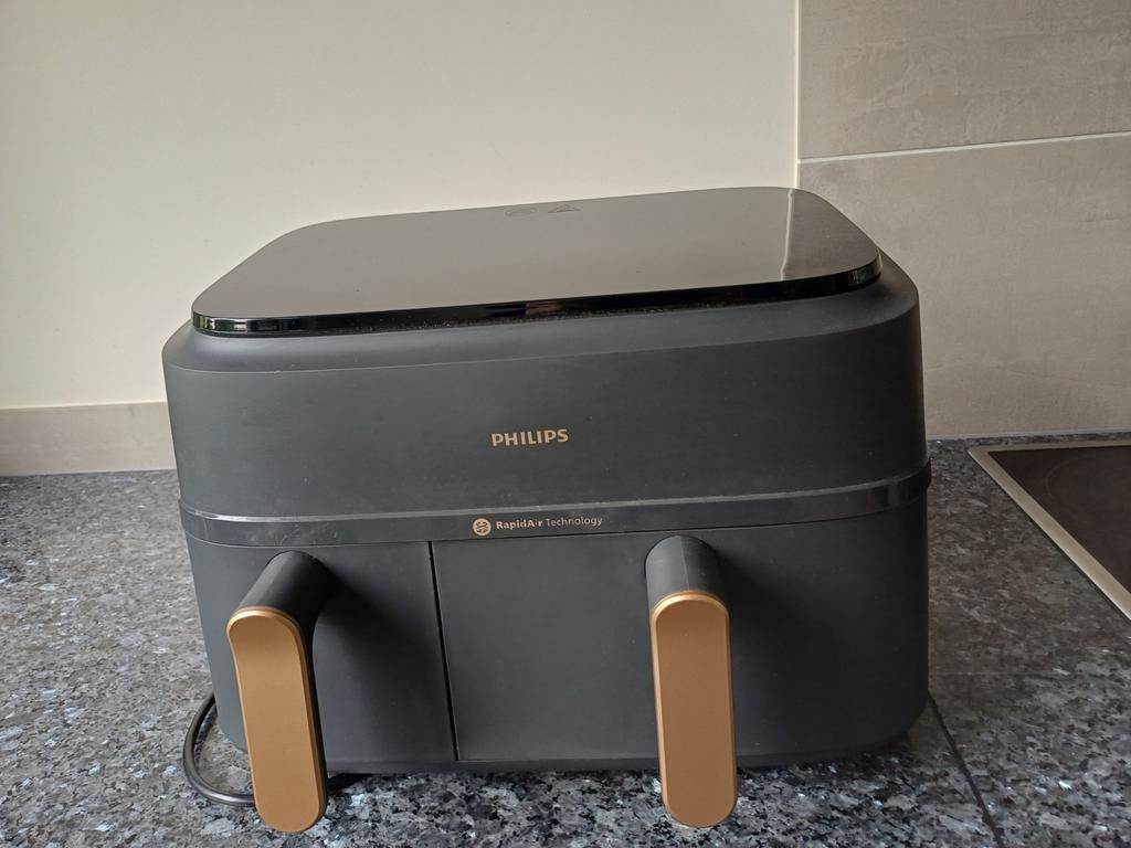 Panier double Philips Airfryer série 3000, Electroménager, Friteuses, Utilisé, 4 litres ou plus, Friteuse duo, Enlèvement