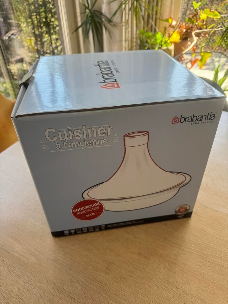 Tajine Brabantia 29 cm NIEUW, Maison & Meubles, Cuisine | Casseroles & Poêles, Neuf, Enlèvement, Autres types, Plaque céramique