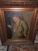 Olie schilderij  de Vos ornamentkader, Ophalen