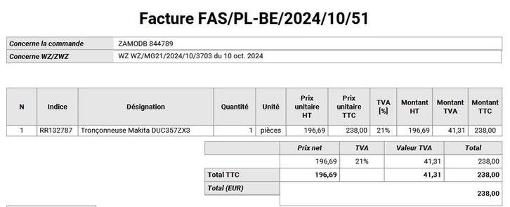 Makita DUC357Z BL 18V LXT 35 cm kettingzaag, Doe-het-zelf en Bouw, Gereedschap | Handgereedschap, Zo goed als nieuw, Ophalen