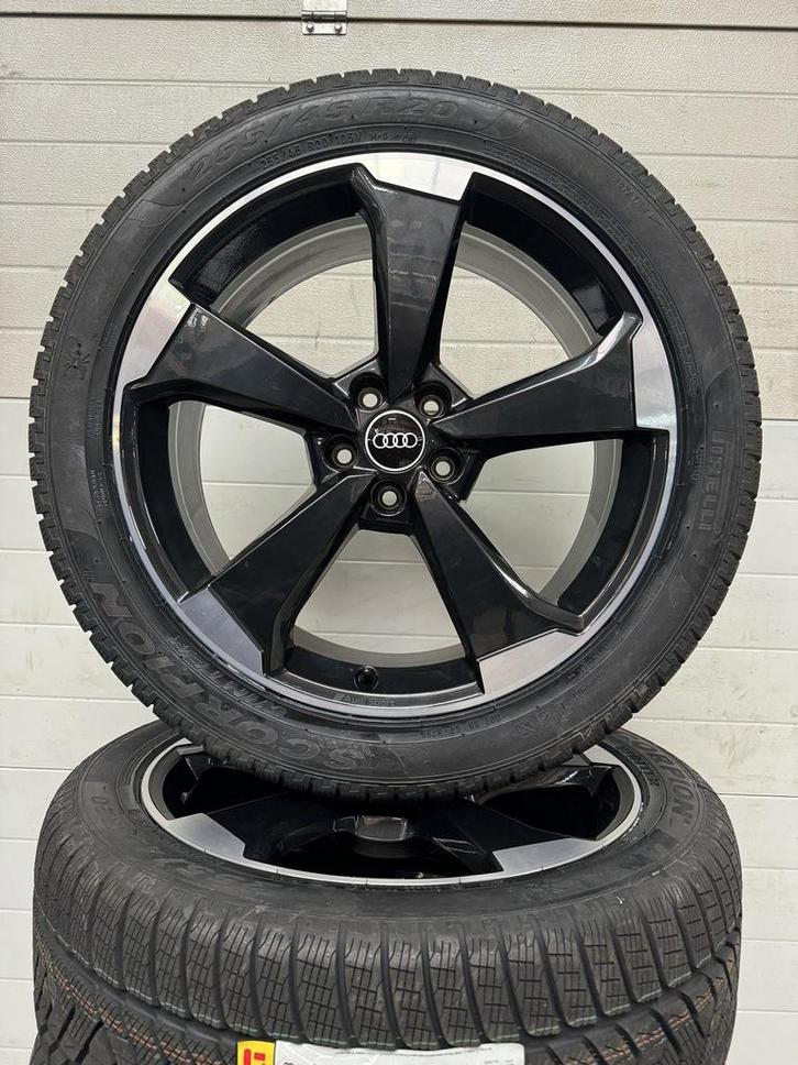 NIEUW 20’’ AUDI Q5 SQ5 VELGEN WINTERBANDEN ROTOR BLACK AUDI, Autos : Pièces & Accessoires, Pneus & Jantes, Pneus et Jantes, Pneus hiver