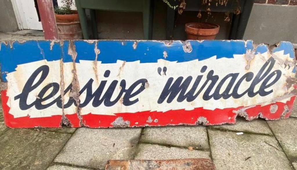 Reclamebord, Ophalen, Zo goed als nieuw, Reclamebord