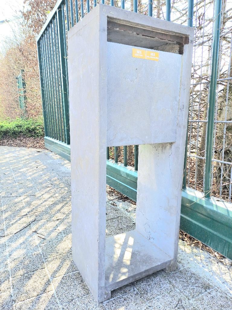 Brievenbus blauwe hardsteen, Ophalen, Gebruikt, Hardsteen, Staande brievenbus