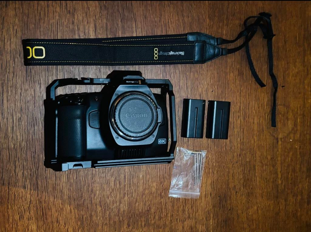 Blackmagic design 6K PRO pocket, Audio, Tv en Foto, Fotocamera's Digitaal, Zo goed als nieuw, Canon, Ophalen of Verzenden