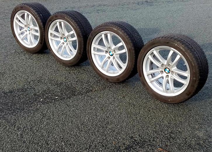 Très belles jantes BMW avec des pneus 245/45-18, Auto-onderdelen, Banden en Velgen, Banden en Velgen, Winterbanden, 18 inch, 245 mm
