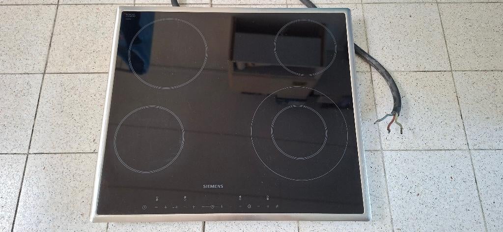 Vitrokeramische kookplaat, Ophalen, Gebruikt, 4 kookzones, Inbouw