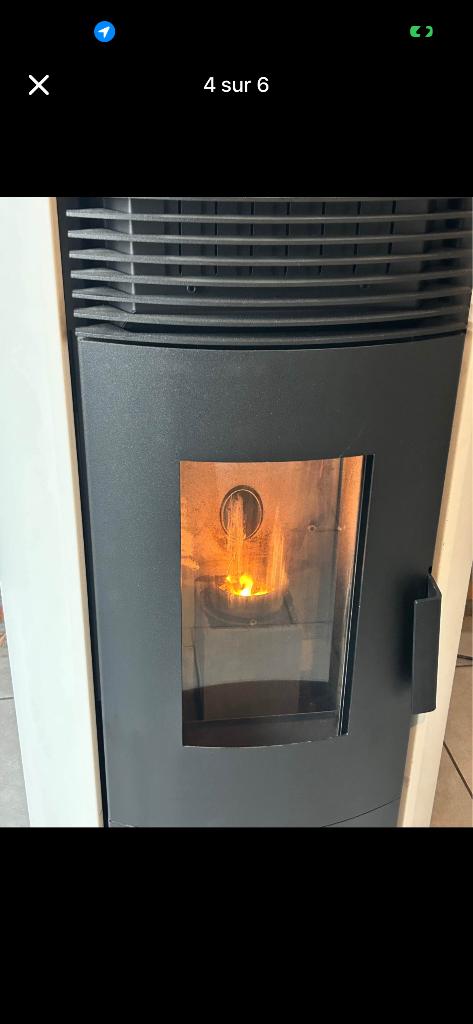 FEU A PELLETS, Enlèvement, Comme neuf