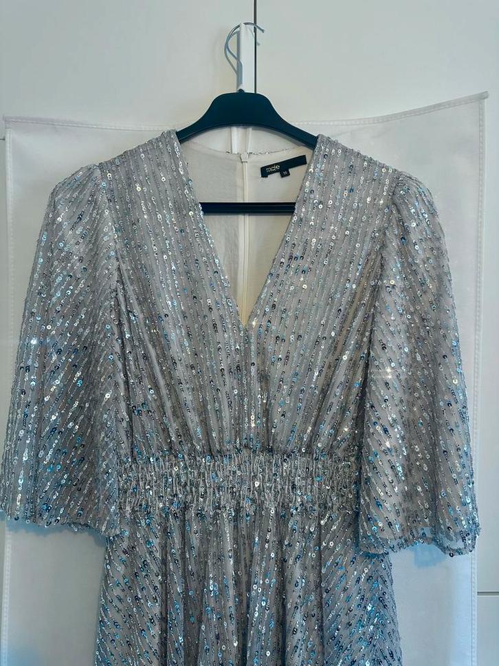 Robe longue sequins Maje – Taille 38 – État impeccable, Vêtements | Femmes, Robes, Comme neuf, Taille 38/40 (M), Autres couleurs