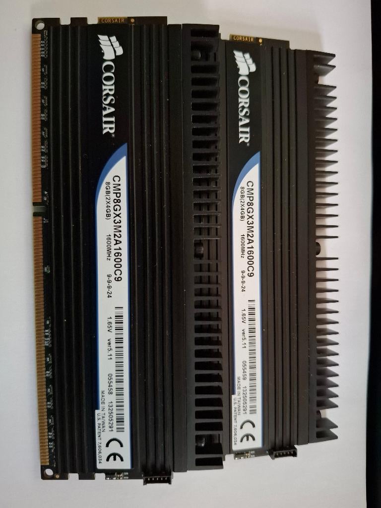 corsair dominator, Informatique & Logiciels, Mémoire RAM, Enlèvement ou Envoi, 8 GB, DDR3, Utilisé