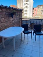 Table de jardin + chaises de jardin, Chaise, Synthétique, Enlèvement, Utilisé