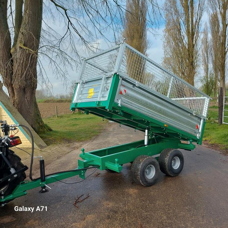3 punt kipper minitractor 2.5T met loofrekken UNIEK!, Zakelijke goederen, Landbouw | Werktuigen, Ophalen