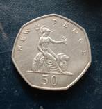 Pièces britannique 50 p .princesse Élisabeth ll.année 1970, Timbres & Monnaies, Enlèvement