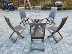 Set de jardin Stansted High Tea en teck complet., Salons de jardin, Enlèvement, Bois, 6 places