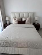 Lit boxspring 140 avec coffre et matelas NEUF, Enlèvement, Comme neuf