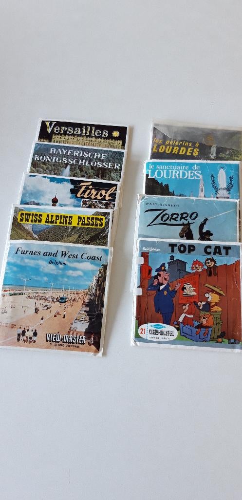 View master schijfjes, Verzenden, Gebruikt