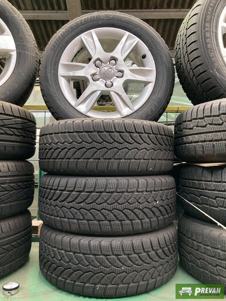 Audi A3 8P '04 '11 winterbanden met velgen 205/55/16 winter, Autos : Pièces & Accessoires, Pneus & Jantes, Pneus et Jantes, Pneus hiver