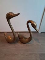 2 koperen zwanen, Antiek en Kunst, Ophalen