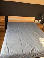 2 persoonsbed incl lattenbodem en matras, Huis en Inrichting, Ophalen, Zo goed als nieuw