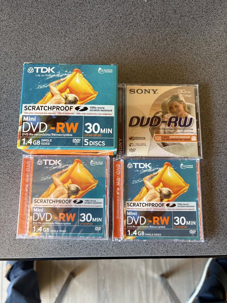 dvd-rw schijfjes, Ophalen, Herschrijfbaar, Dvd, Nieuw