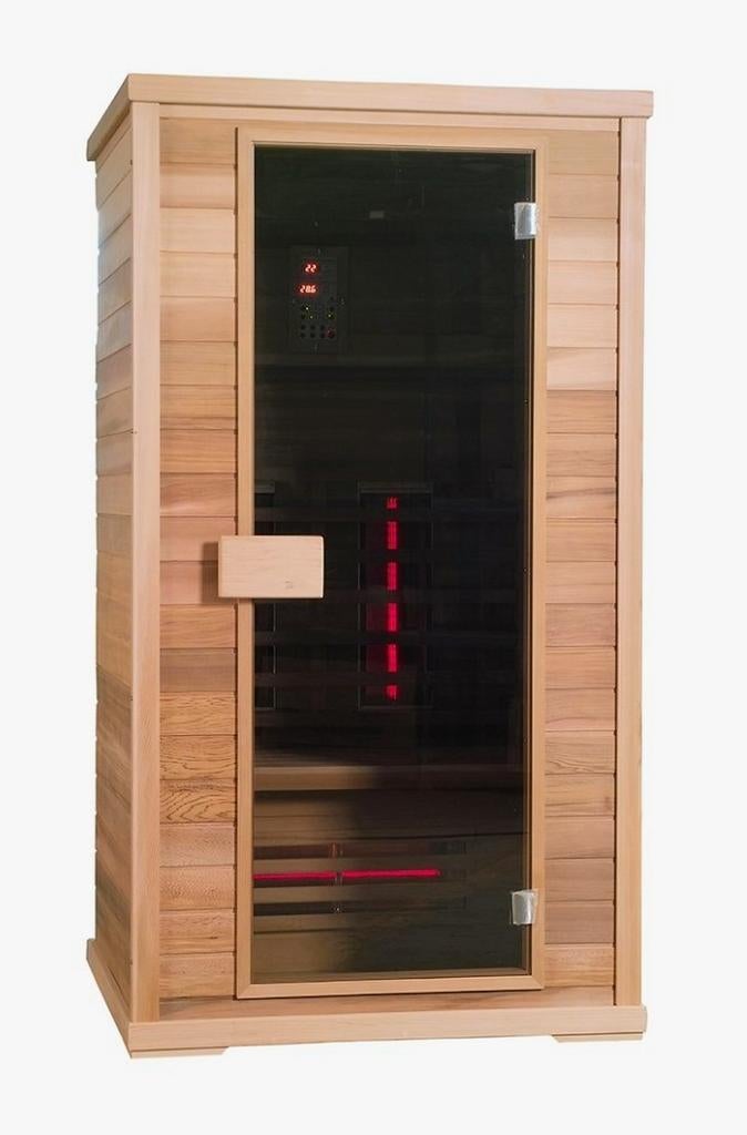 Infraroodcabine sauna 2 persoons, Ophalen, Zo goed als nieuw, Infrarood, Complete sauna