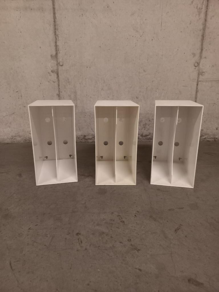 3 plastic opberg boxen voor LP, Enlèvement