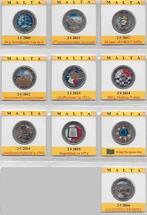 2 euro commemoratief Malta gekleurd, Ophalen of Verzenden, Malta, 2 euro