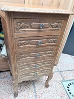 Massief houten lade kast, Ophalen, Minder dan 50 cm, Gebruikt, 5 laden of meer