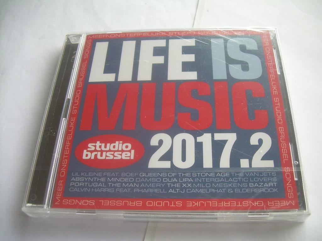 2 CD S - STUDIO BRUSSEL - LIFE IS MUSIC - 2017 - 2, Ophalen of Verzenden, Nieuw in verpakking, Pop