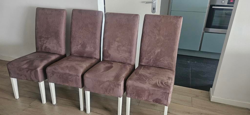 4 stoelen bruin in zeer goede staat, Huis en Inrichting, Ophalen of Verzenden, Bruin