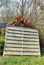 Te koop 2 houten  schuttingen, Ophalen, Zo goed als nieuw, Hout