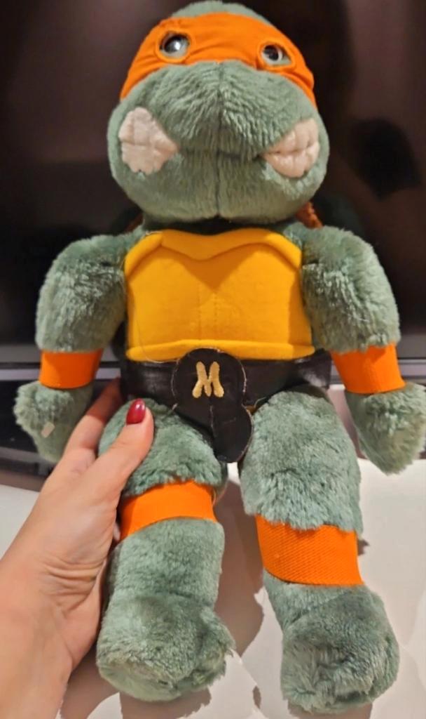 Tortues Ninja Ninja Turtles Michelangelo 1989, Enfants & Bébés, Jouets | Peluches, Enlèvement ou Envoi