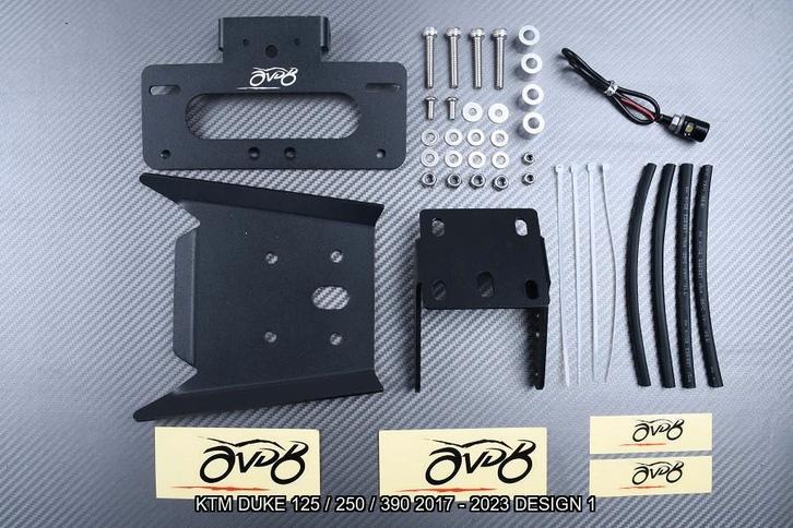 Korte Kentekenplaathouder KTM DUKE 125 250 390 2017 - 2023, Motoren, Accessoires | Overige, Nieuw, Ophalen of Verzenden