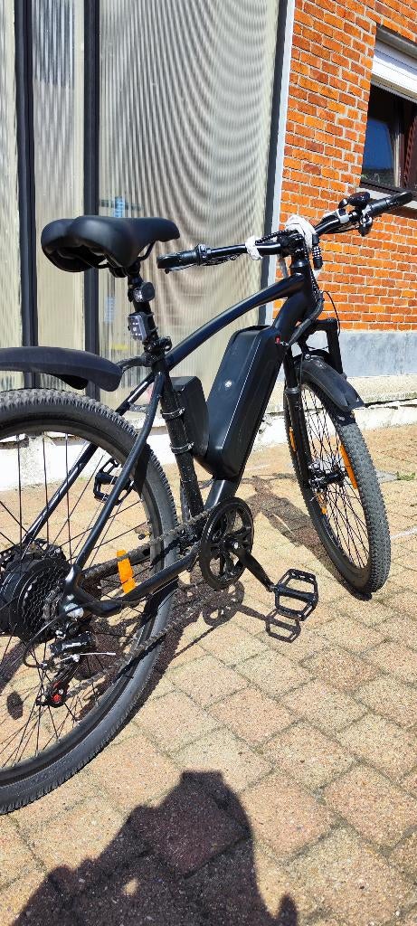 Electrische mountainbike volwassenen 2 weken oud, Fietsen en Brommers, Elektrische fietsen, Ophalen, Zo goed als nieuw