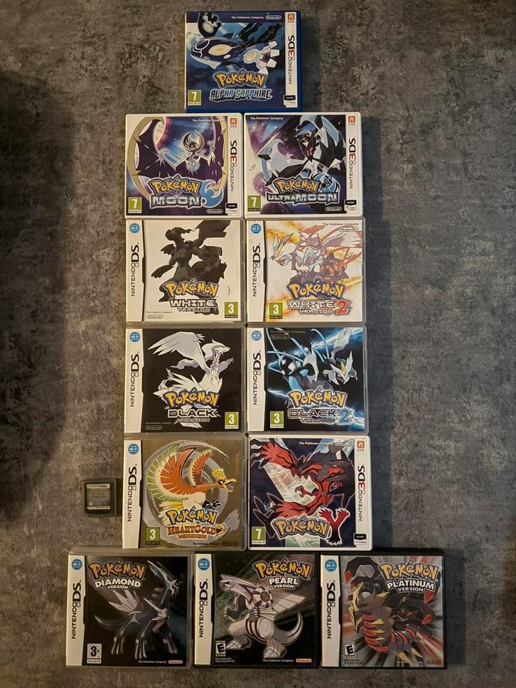 Pokemon Games - Nintendo DS en 3DS, Games en Spelcomputers, Games | Nintendo DS, Gebruikt, Overige genres, 1 speler, Vanaf 3 jaar