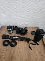 Sony A6300 + 3 objectifs Sony + accessoires, Audio, Tv en Foto, Ophalen of Verzenden, Sony