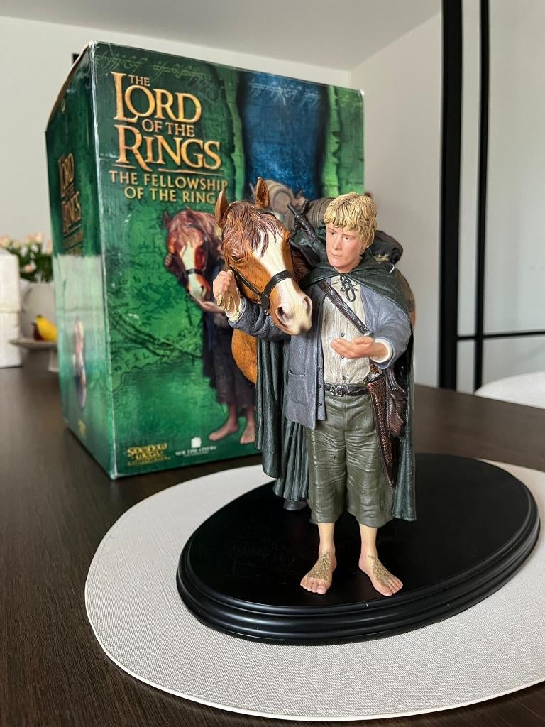 Sam & Bill the Pony Lord Of The Rings Sideshow Weta, Verzamelen, Lord of the Rings, Zo goed als nieuw, Beeldje of Buste, Ophalen of Verzenden