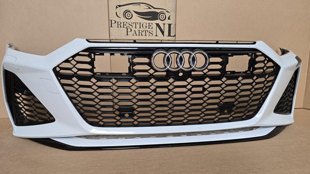 Voorbumper Audi A6 C8 4K RS6 RS 6xPDC KLS ORIGINEEL BUMPER, Auto-onderdelen, Carrosserie, Bumper, Voor, Gebruikt, Herkomst onderdeel bekend