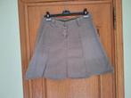 jupe courte jeans kaki - taille 42, Kleding | Dames, Rokken, Ophalen, Maat 42/44 (L), Overige kleuren, Boven de knie