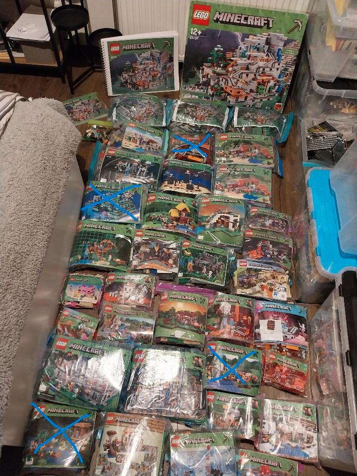 lego minecraft lot 29 sets compleet, Enfants & Bébés, Jouets | Duplo & Lego, Comme neuf, Lego, Ensemble complet, Enlèvement ou Envoi